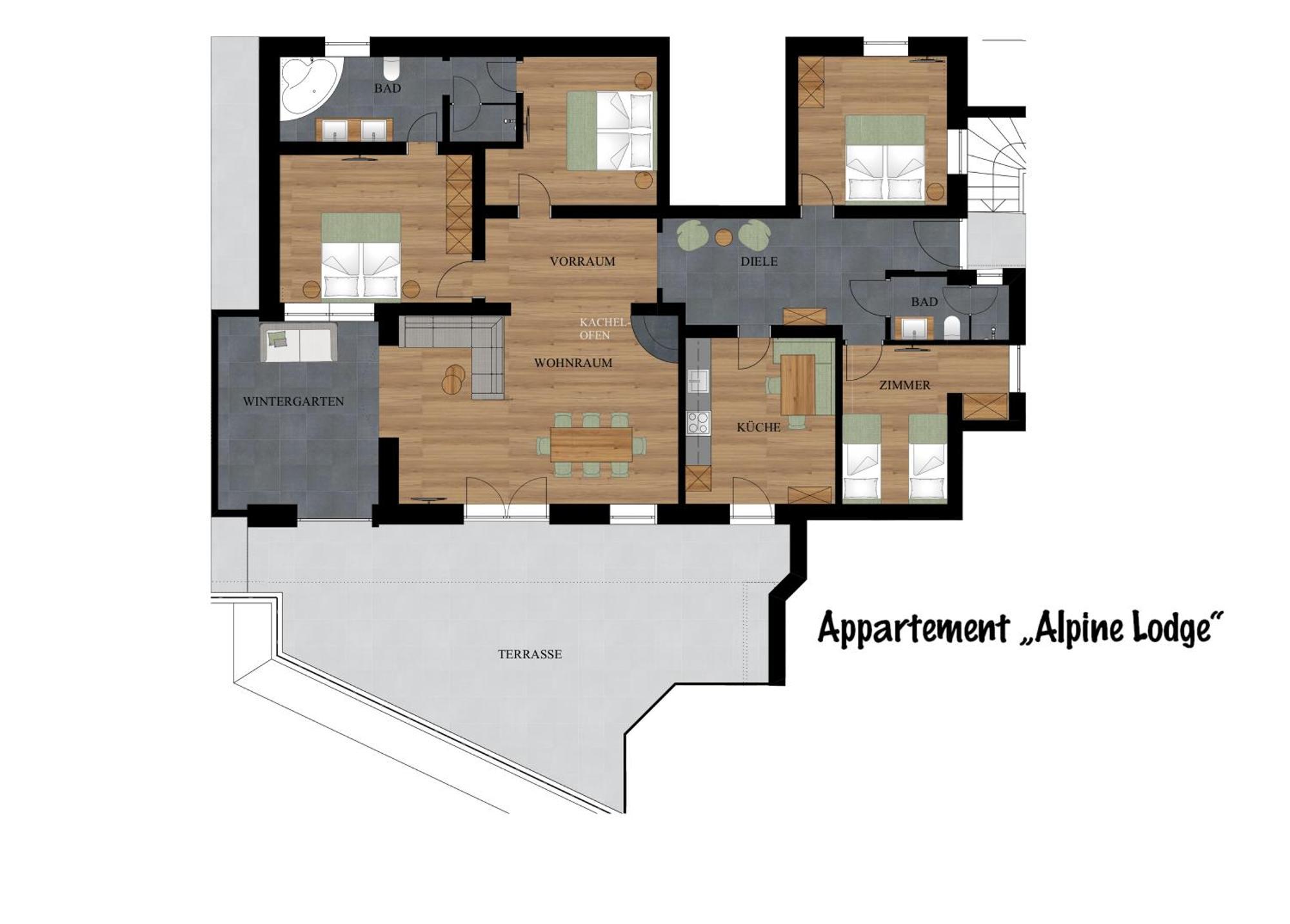 Alpine Lodge Brixen 布利克森塔勒 外观 照片